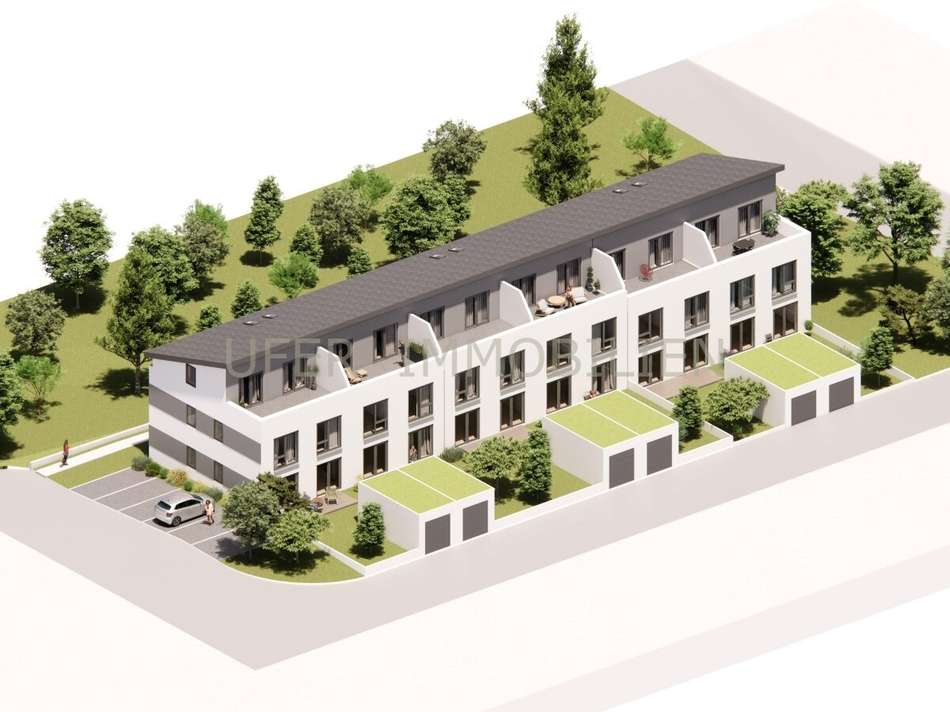 Visualisierung Reihenhäuser