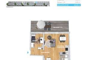 *** PENTHOUSE * Terrasse * 3 Zimmer  * NEUBAU * EBK * TG * 06/26 *** – Prager Straße 235-259, 4289 Probstheida, Leipzig – Vorschaubild 11
