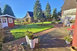 Wohnidyll - Dreifamilienhaus  mit verbundenem Bungalow & traumhaftem Garten - Anlage - Seckenhausen – Diepholz (Kreis) – Vorschaubild 6