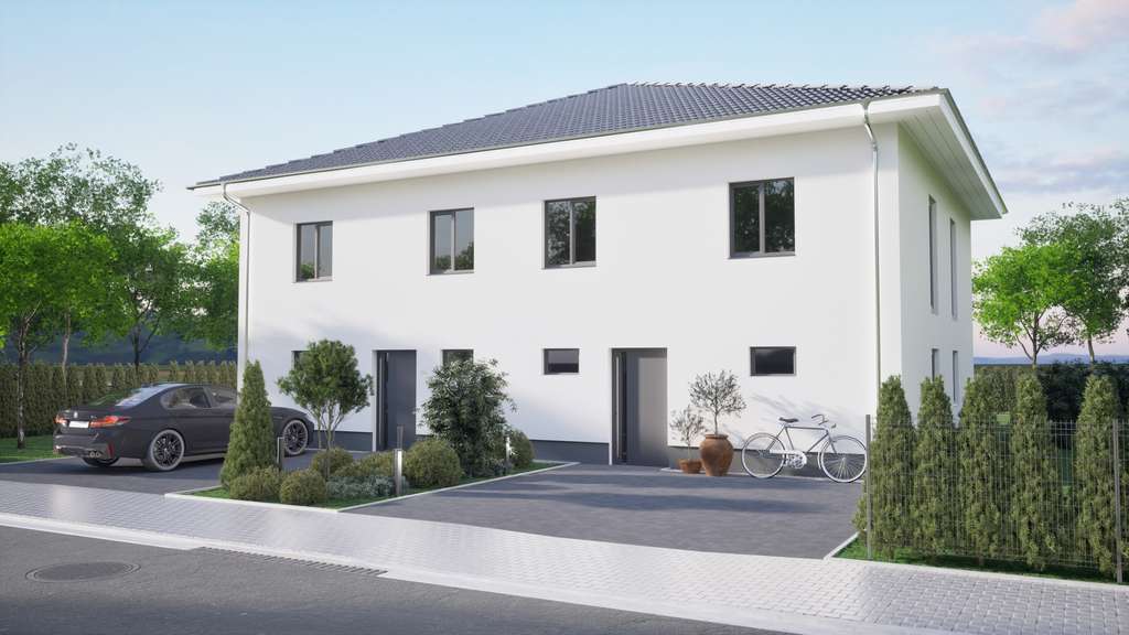 Immobilie in Langenberg - Neubau Doppelhaushälfte inkl. Grundstück in perfekter Lage zum perfekten Preis, FBH, A+, PV, Lüftung - Bild 0