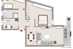 Bezugsfreie 3-Zimmer-Wohnung mit Terrasse nahe Krampasplatz – Die vollständige Adresse der Immobilie erhältst du vom Anbieter., 14199 Schmargendorf, Berlin – Vorschaubild 12