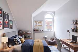 Hohe Decken, viel Charme – renovierte DG-Wohnung im gepflegten Vierfamilienhaus – 45130 Rüttenscheid, Essen – Vorschaubild 6