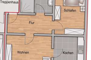 Zentral, gemütlich und modern: Ihre neue Zwei-Zimmer-Wohnung in Erfurt. – 99086 Ilversgehofen, Erfurt – Vorschaubild 9