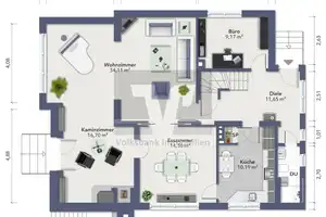 +++ TOLLES EFH mit Keller, Kaminzimmer u. Do-Garage +++ – Celle (Kreis) – Vorschaubild 2