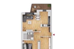Top sanierte 3-Zimmerwohnung mit großem West-Balkon in Zollstock - Nähe Vorgebirgspark! – Vorgebirgstraße 334, 50969 Zollstock, Köln – Vorschaubild 18