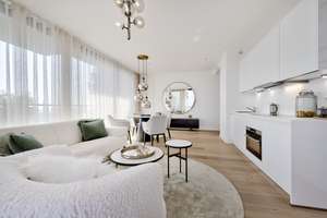 Erstbezug: 2-Zimmer-Apartment mit Küche, Süd-Balkon & 24/7 Concierge im Europaviertel – Europa-Allee 11, 60327 Gallus, Frankfurt am Main – Vorschaubild 2
