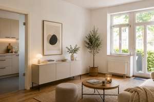 Sofort bezugsbereite Altbauwohnung mit eigenem Garten, Terrasse und Fernwärme  – Die vollständige Adresse der Immobilie erhältst du vom Anbieter., 1309 Striesen-Ost, Dresden – Vorschaubild 4
