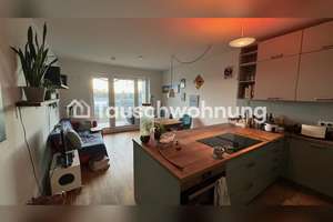 Tauschwohnung: Tausche hell+schön Neubau mit Holzfussboden und Stellplatz