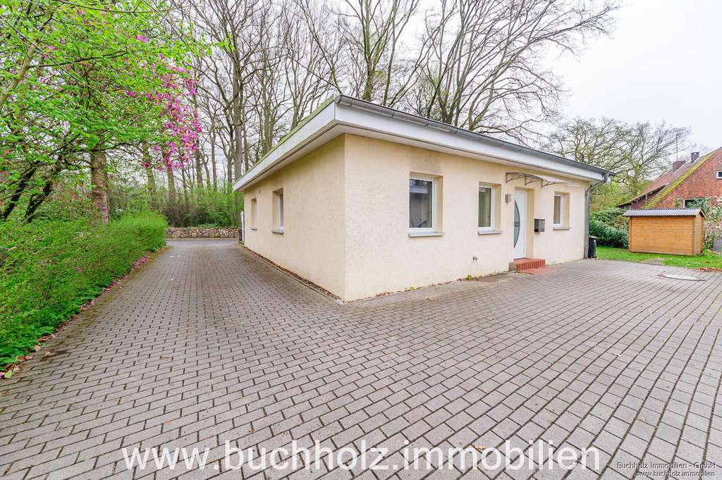 Buchholz - Trelde, Bungalow aus 2012  - Seniorengerecht, ruhige Lage im Grünen, sofort frei