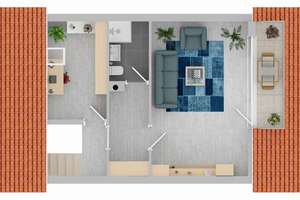 Filderstadt-Bernhausen: Attraktives Reiheneckhaus mit Garten, Loggien und Garage - vermietet – Die vollständige Adresse der Immobilie erhältst du vom Anbieter., 70794 Filderstadt – Vorschaubild 10