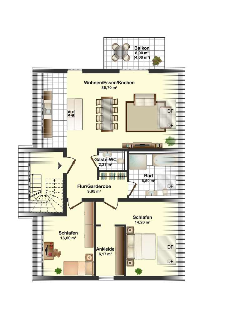 Grundriss Dachgeschoss
