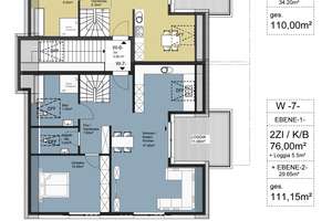 *Neue moderne Maisonette-Wohnung - 4ZKB mit Balkon in Herford Stiftberg* – Die vollständige Adresse der Immobilie erhältst du vom Anbieter., 32049 Herford – Vorschaubild 2