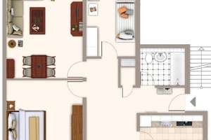 Helle 3-ZimmerWohnung mit Balkon in MG-Wickrath – familienfreundlich und großzügig – Wickrathhahner Straße 23, 41189 Wickrath-Mitte, Mönchengladbach – Vorschaubild 2