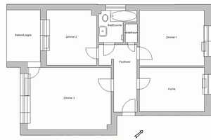Familienfreundliche Wohnung mit Tageslichtbad und Balkon – Westring 29A, 46242 Bottrop – Vorschaubild 3
