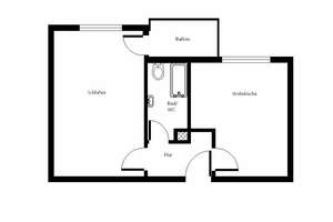 Praktische 1-Zimmer-Singlewohnung in UNI-Nähe – Von-Parseval-Str. 38, 86159 Hochfeld, Augsburg – Vorschaubild 1