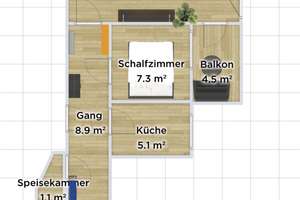 Helle 2-Zimmer Wohnung mit Balkon im 5. OG in Hamburg-Stellingen – Flaßheide 44, 22525 Stellingen, Hamburg – Vorschaubild 14