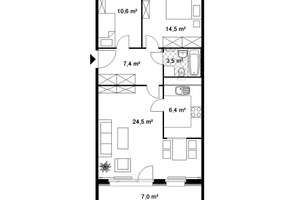 Perfekt für die kleine Familie – Rudolf-Seiffert-Straße 29, 10369 Fennpfuhl, Berlin – Vorschaubild 2