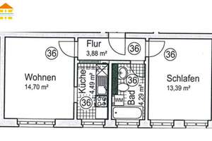 Ihr neuer Wohntraum im Lutherviertel - mit Tageslichtbad! – Lutherstraße 20, 9126 Lutherviertel, Chemnitz – Vorschaubild 4