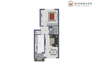 Kapitalanlage oder Eigennutz – 2-Zimmer-Wohnung mit Balkon in Friesdorf – Die vollständige Adresse der Immobilie erhältst du vom Anbieter., 53175 Godesberg-Nord, Bonn – Vorschaubild 14