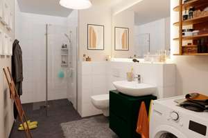 Barrierefreie Wohnung mit Dachterrasse in Südausrichtung und zwei Bädern – Lilli-Marx-Straße 24, 40597 Benrath, Düsseldorf – Vorschaubild 9