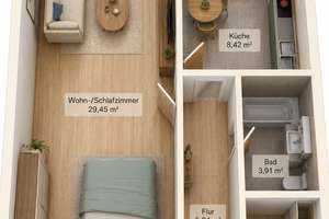 Sichere Kapitalanlage mit Mietertrag: Vermietete 51 qm Wohnung mit renditestarkem Potenzial – Max-Planck-Str. 14, 47829 Uerdingen, Krefeld – Vorschaubild 7