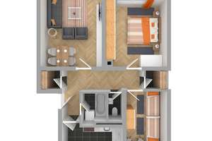 BEZUGSBEREIT | Sanierte 3-Zimmerwohnung inkl. Stellplatz und Südbalkon mit Blick ins Grüne – Heidelbergstraße 99, 74080 Böckingen, Heilbronn – Vorschaubild 14