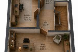 Modernes A+ Reihenmittelhaus mit Premiumküche, Wärmepumpe, PV-Anlage inkl. Batteriespeicher, Garten – Die vollständige Adresse der Immobilie erhältst du vom Anbieter., 86415 Mering – Vorschaubild 20