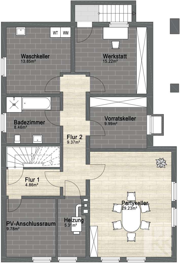 Grundriss Kellergeschoss