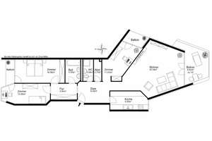 AIGNER - Großzügige 4-Zimmer-Wohnung mit 3 Balkonen und Grünblick in begehrter Neuhauser Lage – 80637 Dom Pedro, München – Vorschaubild 9