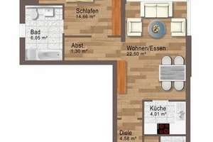 Alltagstaugliche 2-Zimmer-Wohnung in Frankfurt Bergen-Enkheim – Die vollständige Adresse der Immobilie erhältst du vom Anbieter., 60388 Bergen-Enkheim, Frankfurt am Main – Vorschaubild 2