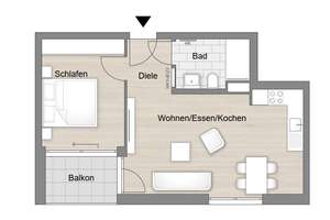 2-Zimmer-Wohnung | Urbanes Wohnen im charmanten Gablenberg – Teichstr. 16, 70186 Gablenberg, Stuttgart – Vorschaubild 5