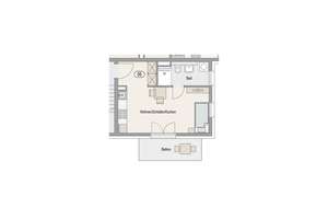 Neubau in KA-Durlach (Aue):  1- Zi.-ETW mit Balkon – 76227 Durlach, Karlsruhe – Vorschaubild 5