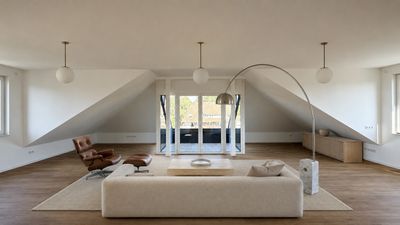 Penthouse: Der Aufzug hält direkt in Ihrer Wohnung — Erstbezug, 130 m², Loggia