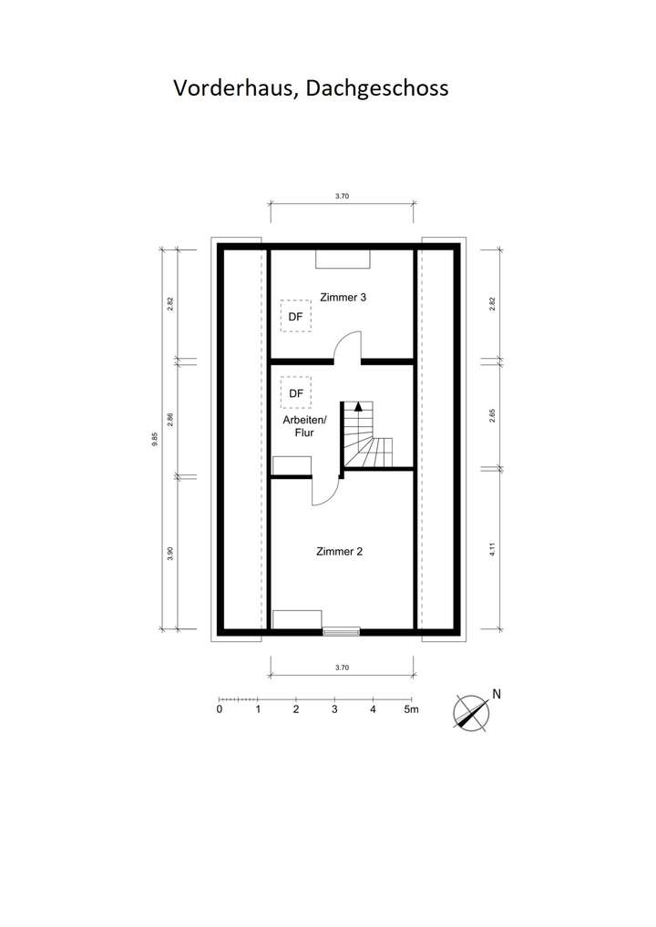 Grundriss VH, DG
