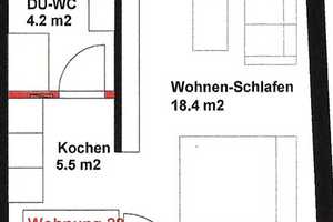 Frisch saniert & bezugsfertig: 1-Zi.-Apartment mit ebener Dusche & Rollläden – Rembergstraße 12, 58095 Hagen – Vorschaubild 4