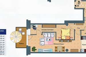 2 Zimmer mit Balkon, EBK – Sportplatzstraße 1b, 1259 Niedersedlitz, Dresden – Vorschaubild 2