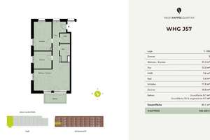 NEUES KAFFEEQUARTIER - helle 3 Zimmer - Wohnung mit Balkon – Johann-Jacobs-Straße 28, 28217 Überseestadt, Bremen – Vorschaubild 4