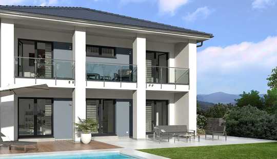 Bild von Stilvolles Wohnen mit moderner Architektur