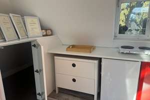 Möblierte 65  m² Dachwohnung mit Balkon in München-Sendling-Westpark, nur an eine Person – Waxensteinstrasse 34, 81377 Am Waldfriedhof, München – Vorschaubild 10