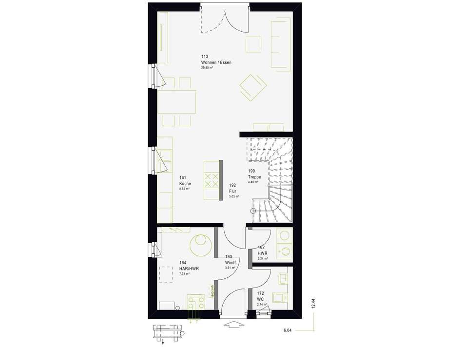 Grundriss Erdgeschoss