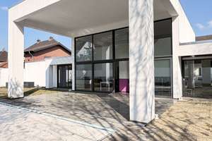 Exklusiver Bungalow in Cubebauweise mit Pool und großzügigem Raumkonzept in ruhiger Lage – In der Schley 6, 52531 Übach-Palenberg – Vorschaubild 1