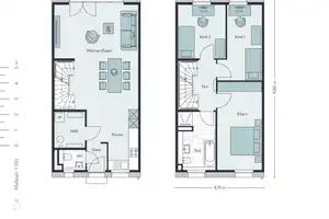 Nachhaltiges Reihenmittelhaus in Effizienzhaus 40-Qualität – jetzt Förderung nutzen! – Rhein-Sieg-Kreis – Vorschaubild 2