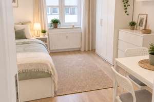 Frisch renoviertes 1-Zimmer-Apartment mit eigener Küche & eigenem Bad | Mannheim K2,9 | Ab 01.10.