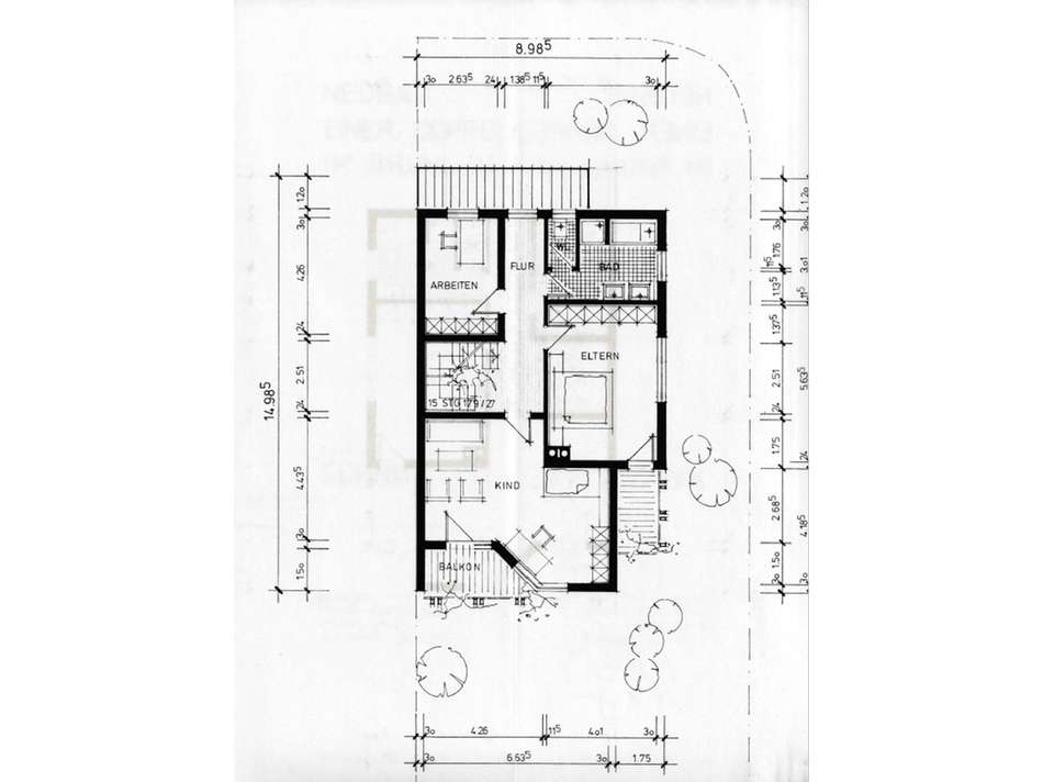 Grundriss Obergeschoss