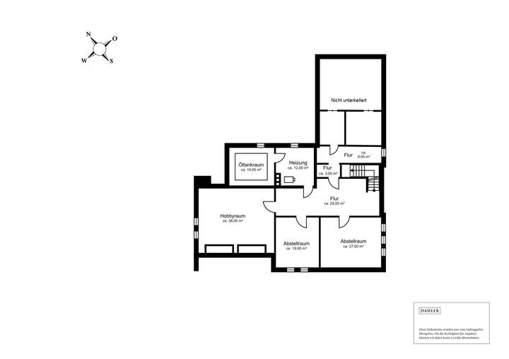 Grundriss Kellergeschoss