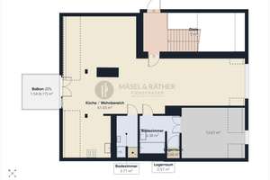 Haidhausen: Stilvolle Altbauwohnung mit Süd-Balkon, Aufzug & großem Entwicklungspotenzial – Die vollständige Adresse der Immobilie erhältst du vom Anbieter., 81667 Haidhausen Süd, München – Vorschaubild 19