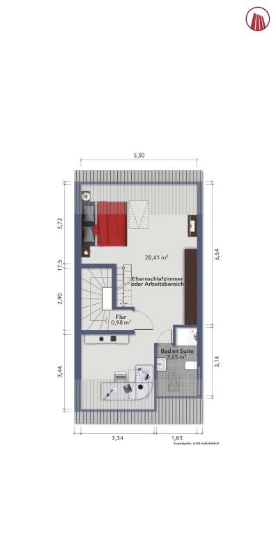 Grundriss Dachgeschoss