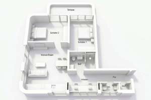 Erstbezug Neubau: 3-Zimmer mit Terrasse in den Elbvororten – 86,8 m², EG – Tönninger Weg 73 a, 22609 Osdorf, Hamburg – Vorschaubild 7