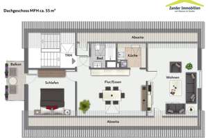 4-Parteien-Ensemble in grüner Citylage: 3-Familienhaus mit Anbau! – Die vollständige Adresse der Immobilie erhältst du vom Anbieter., 40878 Zentrum, Ratingen – Vorschaubild 45