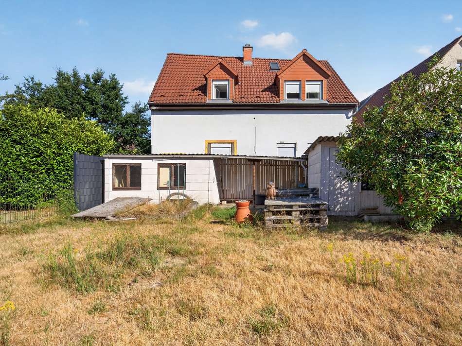 Garten mit Schuppen
